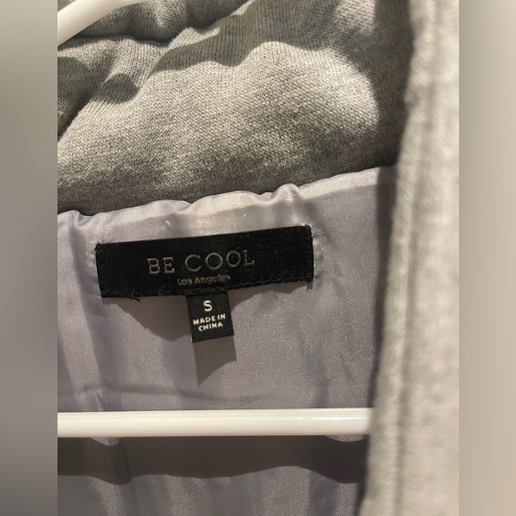 Be Cool Jersey Knit puffer vest with snaps and tie - Picture 2 of 3